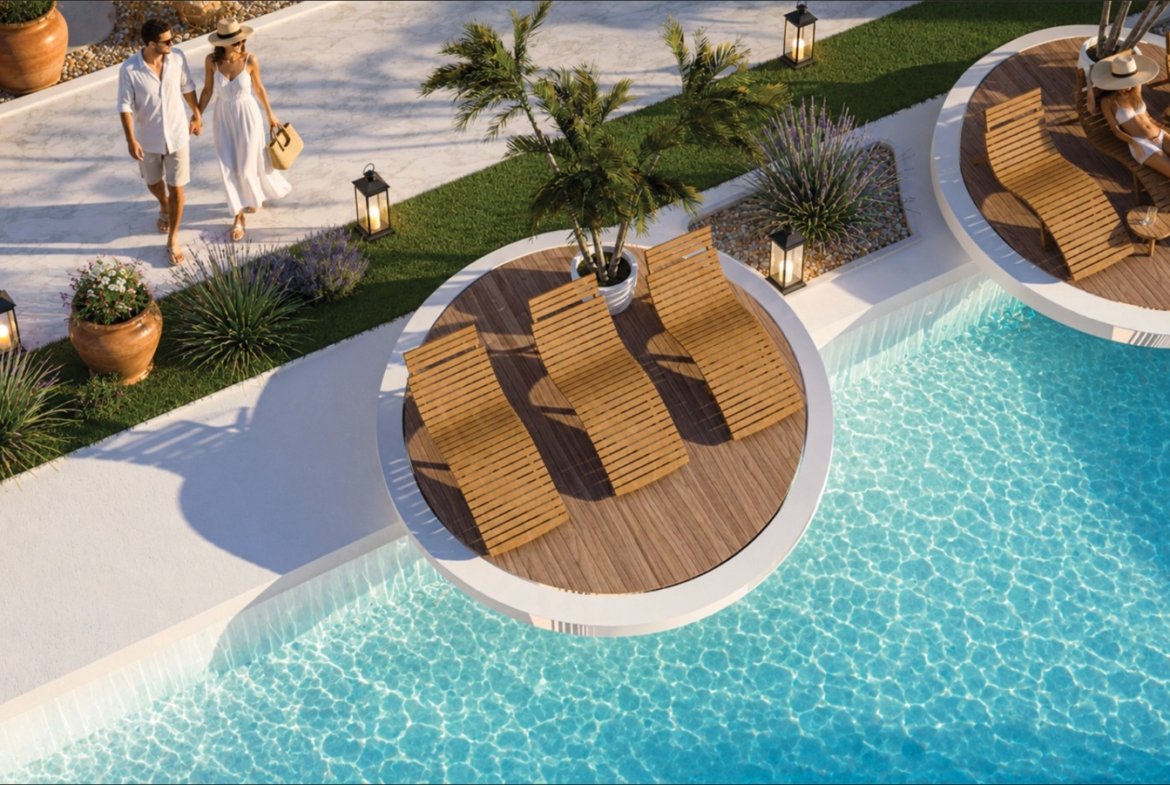 Swimming pool view at Athena Resort El Ahyaa Hurghada