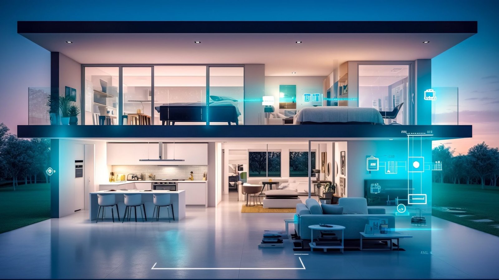 Smart home features buyers want, including smart security, automated lighting, and climate control.