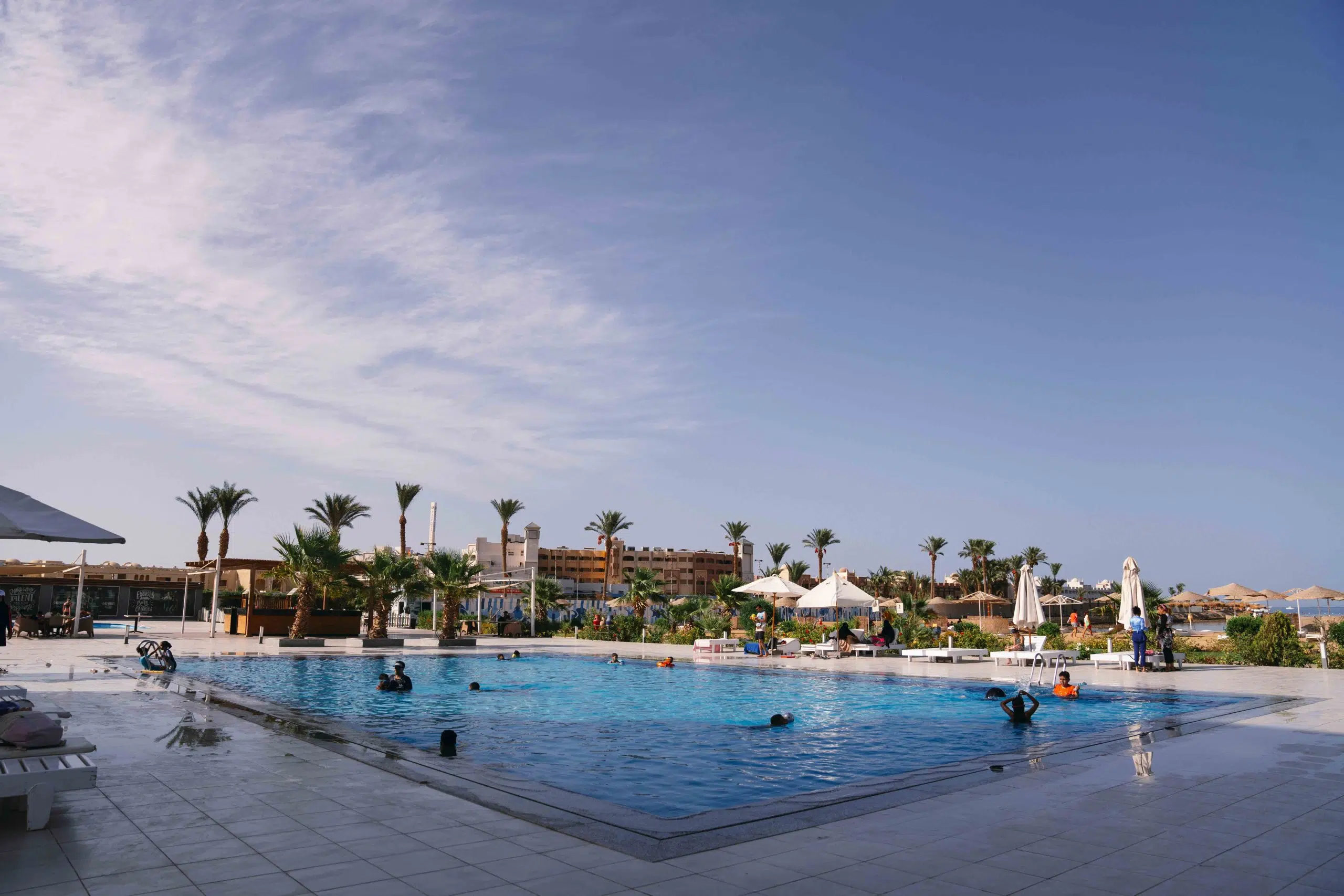 Scandic Resort Hurghada on Egypt’s Red Sea coast, offering a relaxing resort stay near the sea.